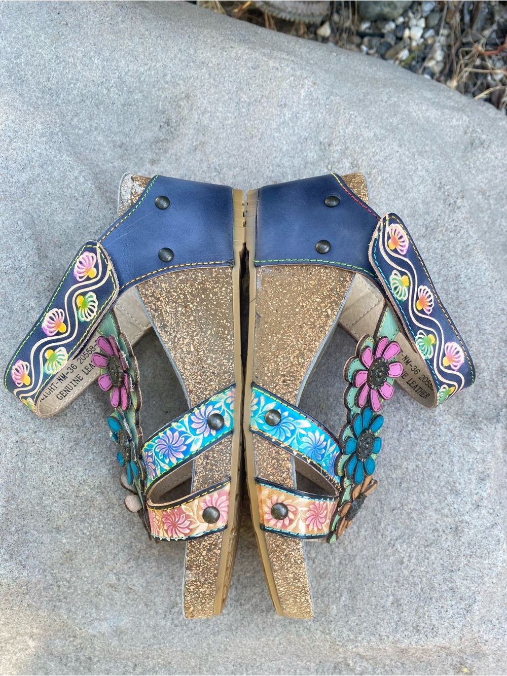 L'artiste Spring Step Floral Embellished Sandals - Picture 13 of 16
